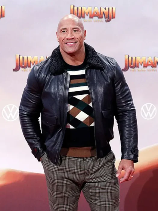 Jumanji Dwayne Johnson Leather Jacket