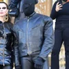 Kanye West Black Leather Jacket