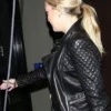 Kate Hudson Black Biker Jacket