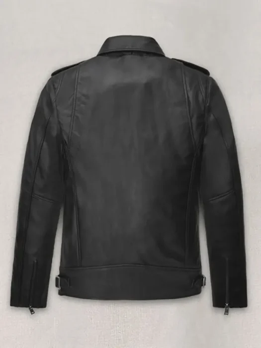 Kim Taehyung Leather Jacket Back