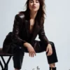 Kimbra Singer Dark Brown Blazer