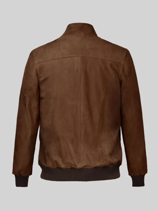 Kit Harington Eternals Leather Jacket Back