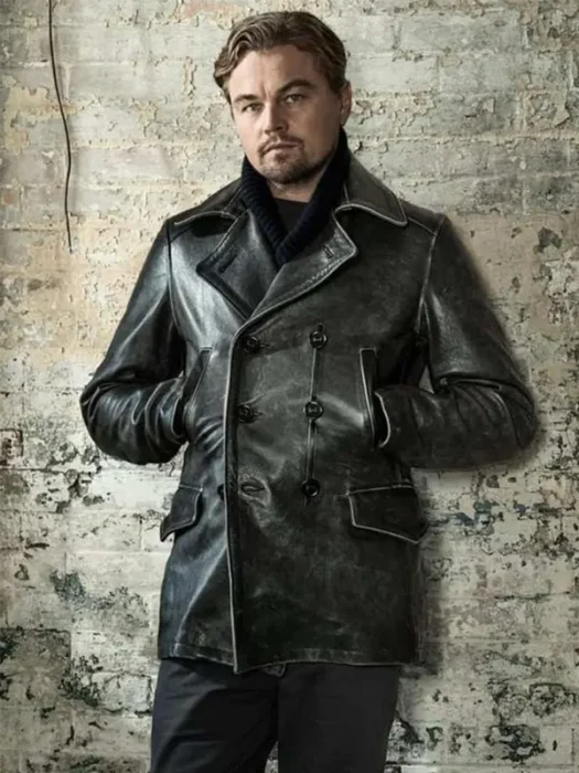 Leonardo DiCaprio Distressed Leather Blazer