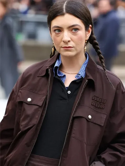 Lorde New Zealand singer and songwriter Brown Jacket