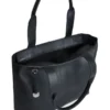 Lyra Leather Tote Bag Black