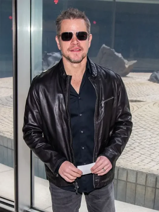 Matt Damon Black Jacket