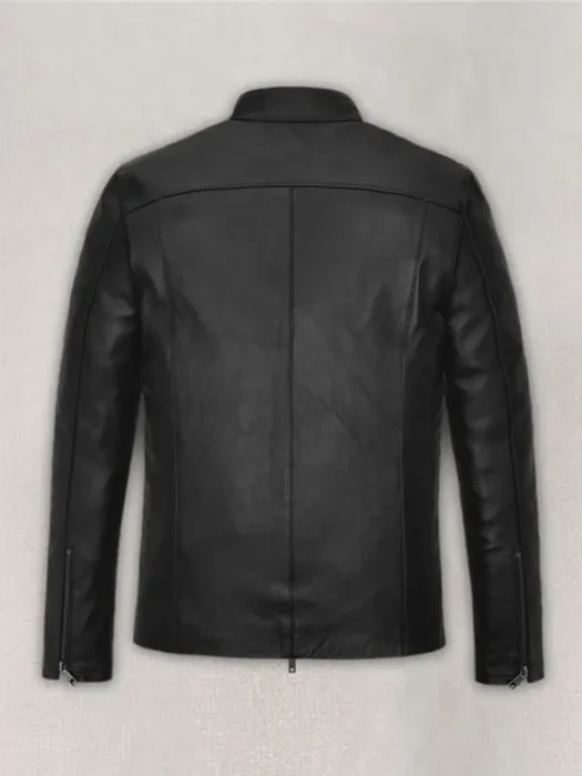 Matt Damon Leather Jacket Back