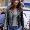 Megan Fox Black Real Leather Jacket