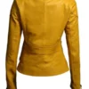 Megan Fox Yellow Jacket Back