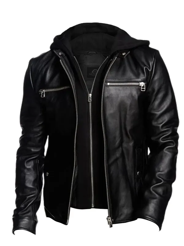 Men Detachable Hooded Jacket