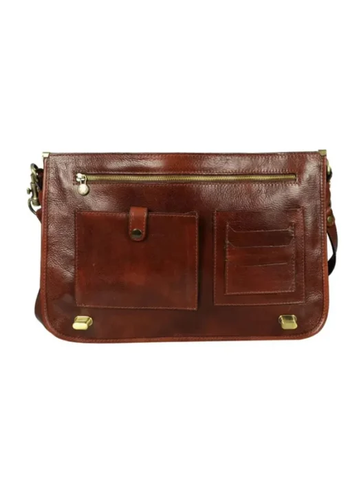 Men’s Brown Leather Briefcase