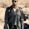 Michael B. Jordan Black Leather Jacket