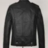 Michael B. Jordan Leather Jacket Back