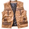 Michael Dundee Tan Brown Vest