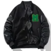 Midnight Black Varsity Jacket