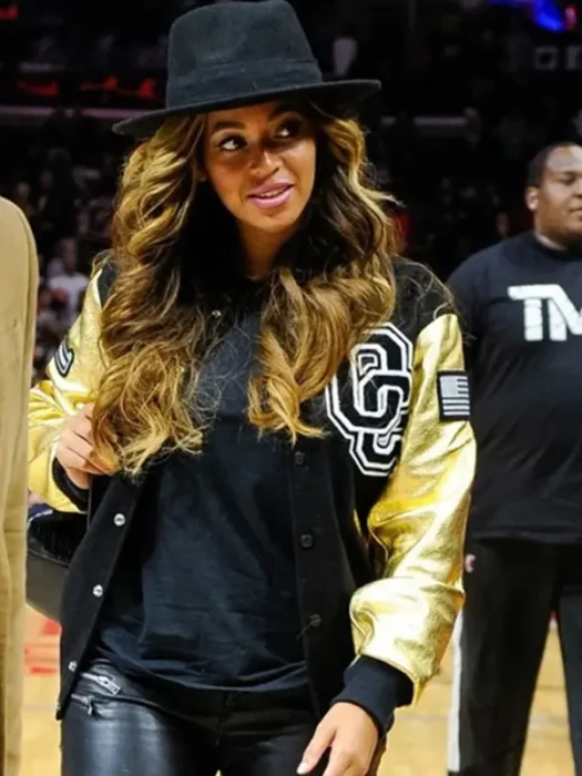 Opening Ceremony Beyonce Letterman Black & Golden Jacket