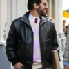 Paul Rudd The Shrink Next Door Black Leather Jacket