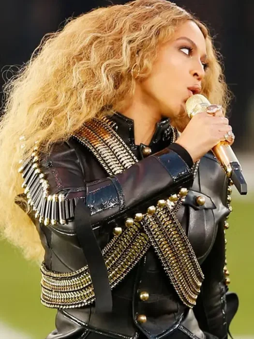 Pepsi Super Bowl 50 Halftime Show Beyonce Black Jacket