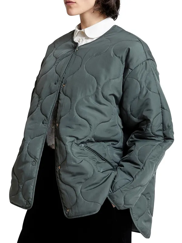 QUILTED LEISURE JACKET Back