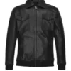 Robert Pattinson 2020 Paris Fashion Show Leather Jacket