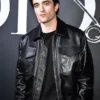 Robert Pattinson Paris Fashion Show Leather Jacket