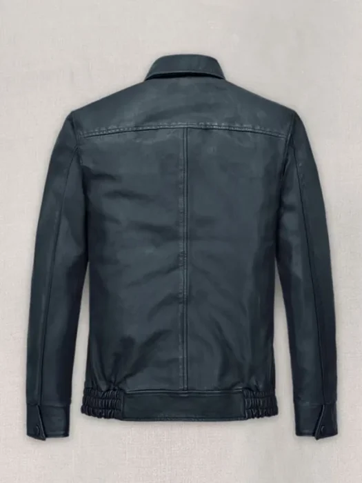 Ryan Gosling Leather Jacket Back