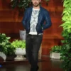 Ryan Gosling Winsor Blue Leather Jacket