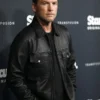 Sam Worthington Black Leather Jacket