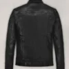 Sam Worthington Leather Jacket Back