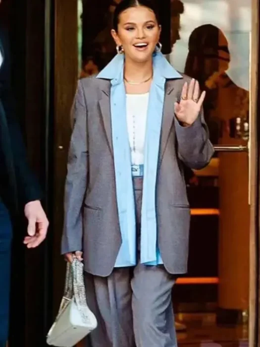 Selena Gomez Grey Blazer