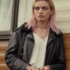 Sex Education Maeve Wiley Black Jacket