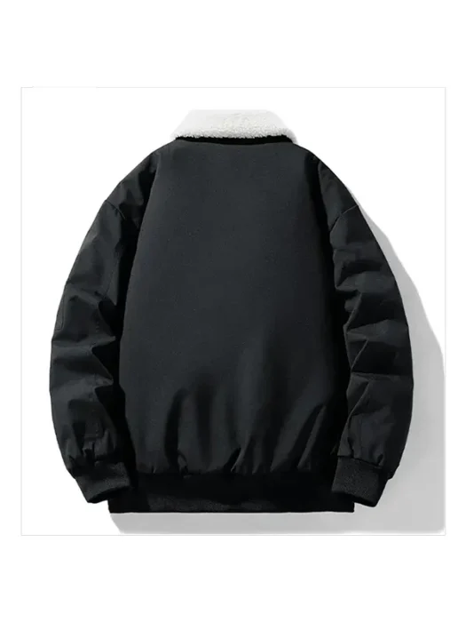 Sherpa Collar Bomber Jacket Back