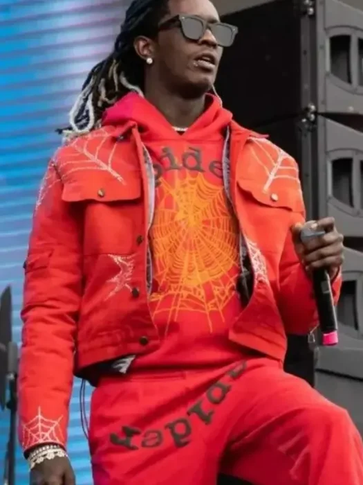 Spider X Worldwide Young Thug Denim Jacket