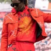 Spider X Worldwide Young Thug Red Jacket