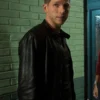 Stark Sands Minority Report Leather Jacket