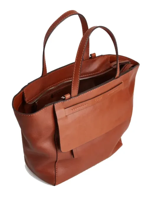 Tess Leather Small Tote Bag