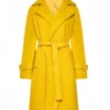 The Substance Demi Moore Yellow Coat