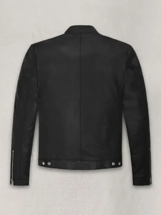 Tom Brady Leather Jacket Back