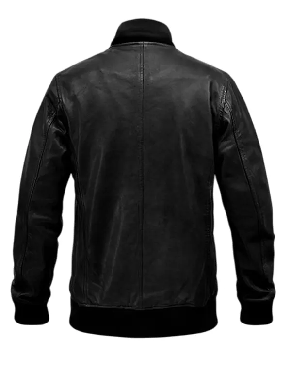 Tom Cruise Leather Jacket Back