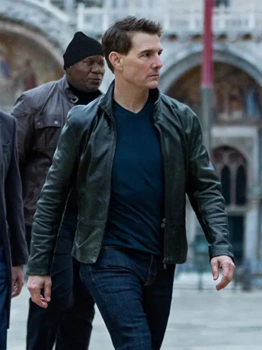 Tom Cruise Mission Impossible Dead Reckoning Leather Jacket