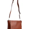 Women Tess Leather Crossbody Tan Bag