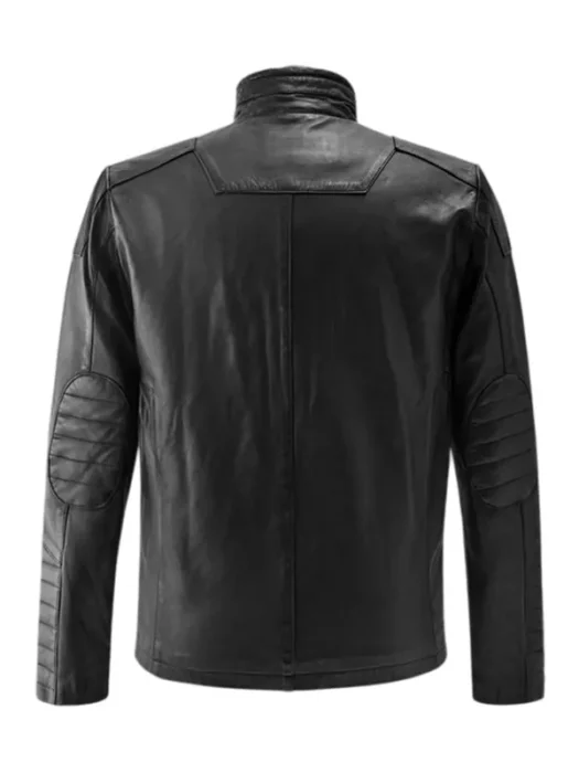 Cafe Racer Leather Jacket Back