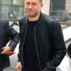 Charlie Hunnam Black Leather Jacket