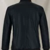 Charlie Hunnam Leather Jacket Back