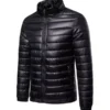 Classic Mens Puffer Black Jacket