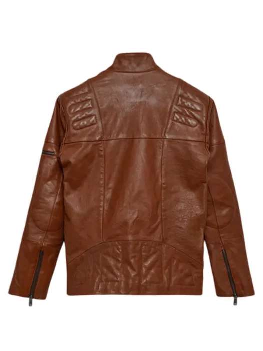 Cruiser Biker Leather Jacket Back