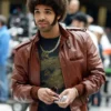 Drake Graham Anchorman 2 The Legend Continues Brown Leather Jacket