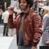 Drake Graham Anchorman 2 The Legend Continues Leather Jacket