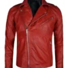 Finn Balor WWE Red Leather Jacket