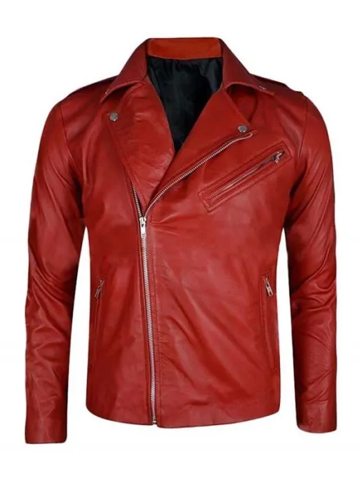 Finn Balor WWE Red Leather Jacket